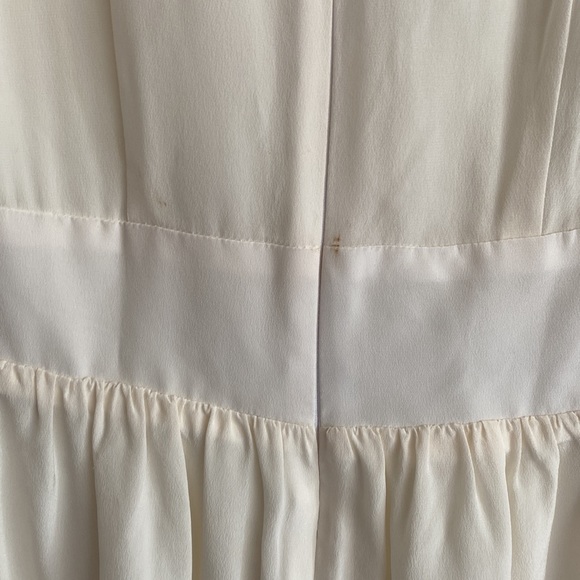 Stone Cold Fox Cream Silky Lace Bohemian Bell Sleeve Dress - Picture 6 of 8